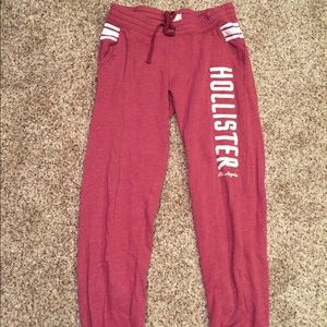Pink Hollister Sweatpants